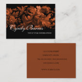 Rouille et Carte de visite de défilement Acanthus  (Devant / Derrière)