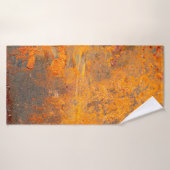 rouille sur le fer comme arrière-plan, abstrait, s (Serviette de bain)