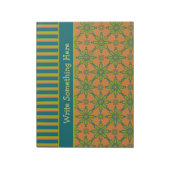 Rouille Tribale, Vert, Bloc-notes Turquoise ou Jot (Tourné)