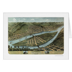 Roulant, carte panoramique de WV - 1870