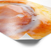 Roulé à la cannelle coulant avec glaçage - Photo d (Coin)