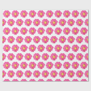 Rouleau de papier cadeau botanique Pivoine rose