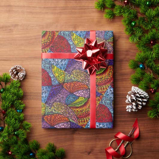 Rouleau de papier cadeau - Groovy (Cadeau de vacances)