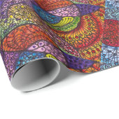 Rouleau de papier cadeau - Groovy (Coin rond)