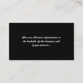 Rouleau vert D7 décoratif - cartes de visite de (Dos)