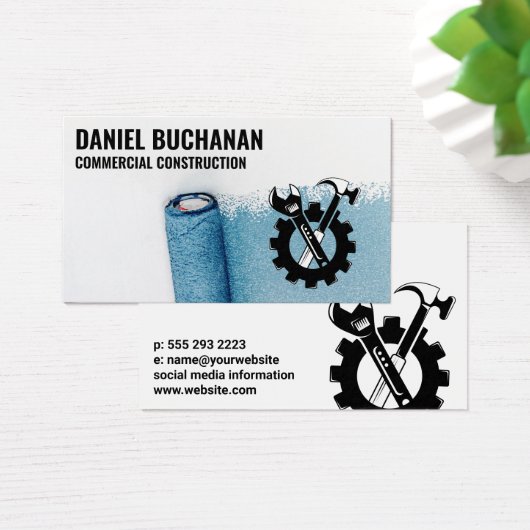 Rouleaux de peinture Logo | Blue Collar Tools (Bureau)