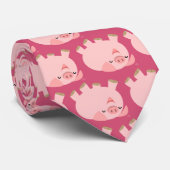 Roulement mignon sur la Cravate de cochon de dessi (Roulé)