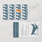 Roulement sur des cartes de visite de répétition (Devant / Derrière)