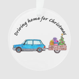 Rouler à la maison pour voiture de Noël avec cadea