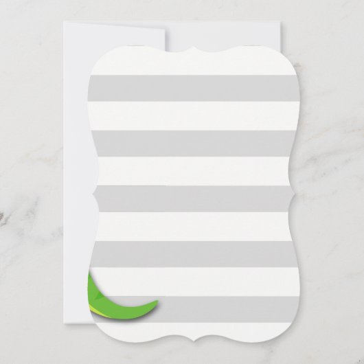 Rouler comme un dinosaure Invitation d'anniversair (Dos)