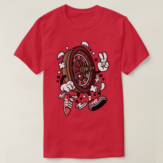 Roulette Casino Spel T-shirt (Design voorkant)