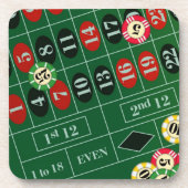 Roulette Cork Onderzetters (Voorkant)