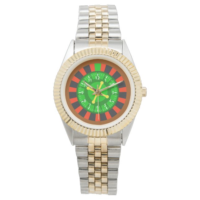 Roulette Horloge: Slank Horloge (Voorkant)