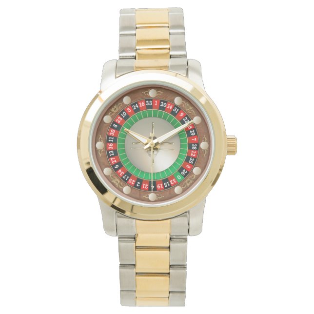 Roulette polshorloge horloge (Voorkant)