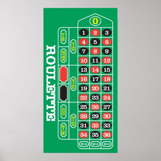 Roulette Poster (Voorkant)