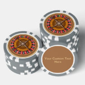 Roulette Roue jetons de poker personnalisés (Empiler)