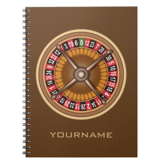 Roulette Roulette carnet personnalisé (Devant)