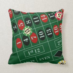 Roulette Roulette Coussin personnalisé
