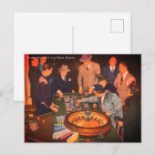 Roulette Scene, Las Vegas, Nevada Briefkaart (Voorkant / Achterkant)