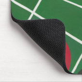 Roulette-tabel met chips en wiel muismat (Hoek)