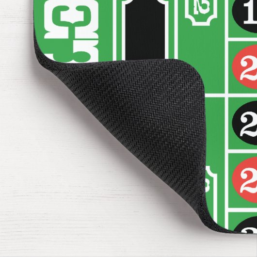 Roulette Table - Casino Gamble to Win Muismat (Hoek)