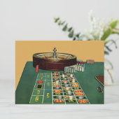 Roulette Table Casino Game, Gambling Chips (Staand voorkant)