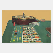 Roulette Table Casino Game, Gambling Chips Inpakpapier Vel (Voorkant 2)