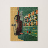  Roulette Table Casino Game, Gambling Chips Legpuzzel (Verticaal)