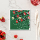 Roulette Table Casino Paper Napkin set Servet (Insitu)