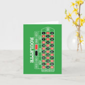 Roulette tafel - Casino gokken om Kaart te winnen (Gele Bloem)