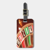 Roulette Wheel Bagagelabel (Voorkant verticaal)