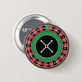 Roulette Wheel Button Badge (Voorkant /achterkant)