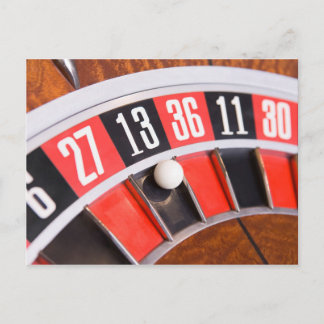 Roulette Wheel Closeup Briefkaart