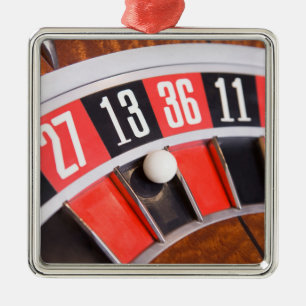 Roulette Wheel Closeup Metalen Ornament