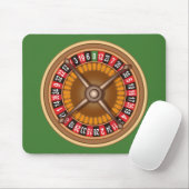 Roulette Wheel custom mousepad Muismat (Met muis)