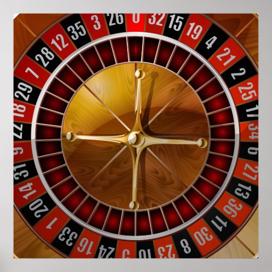 Roulette Wheel Poster (Voorkant)