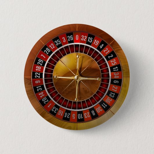 Roulette Wheel Ronde Button 5,7 Cm (Voorkant)