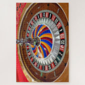 Roulette-wiel in casino legpuzzel (Verticaal)