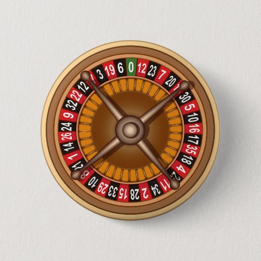 Roulette wielknop ronde button 5,7 cm (Voorkant)