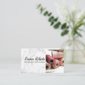 Roulettes de filetage | Carte de visite Seamstress (Debout devant)