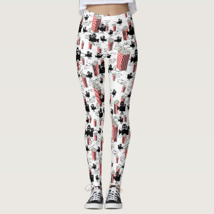 Roulettes de films et Leggings de Popcorn