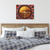 Roulettewiel Canvas Afdruk (Insitu (Slaapkamer))