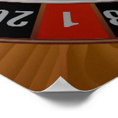 Roulettewiel Poster (Hoek)