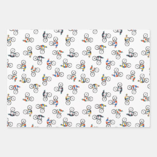 Roulez pour gagner du papier d'emballage pour bicy