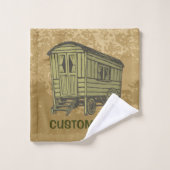 Roulotte de Caravane Tsigane (Gant de toilette)