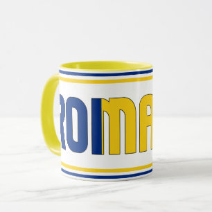 Roumanie Drapeau national Patriotique Café Mug