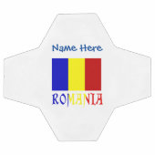 Roumanie et Roumanie Drapeau bleu Personnalisation (Plat)