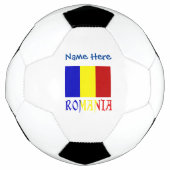 Roumanie et Roumanie Drapeau bleu Personnalisation (Devant)