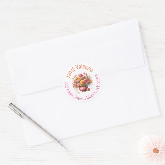 Round address labels (Envelop)
