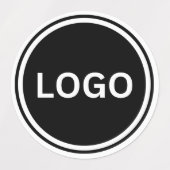 Round Business Logo Packaging  Labels (Design 1)